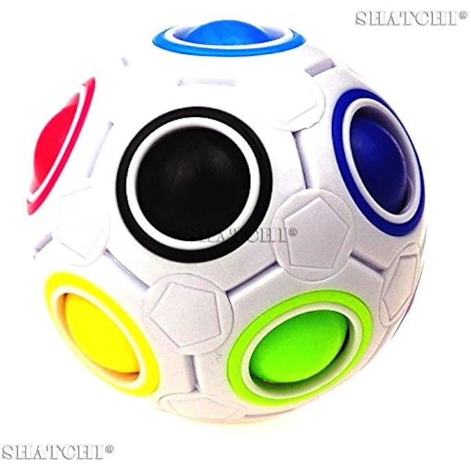 3D MAGIC RAINBOW BALL PUZZLE FIDGET CUBE EDUCATIONAL TOYS GIFTS STOCKING FILLER FOR KIDS ADULT HOLIDAY HOME INDOOR GAMES, MULTI, 3PCS - Image 4